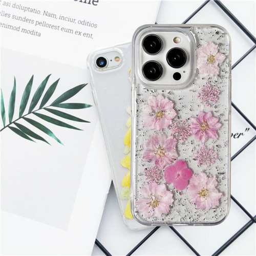 全機種対応 iPhone13手作♂iPhone押し花スマホケースiPhone12pro