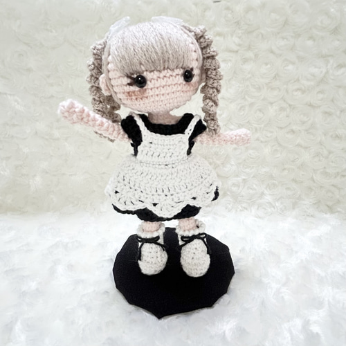 編みぐるみドール メイドさん あみぐるみ みっち 通販 17436625