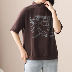 初春.  綿.無地.コットンTシャツ ブラウス　夏Tシャツ.ブッラク 2枚目の画像