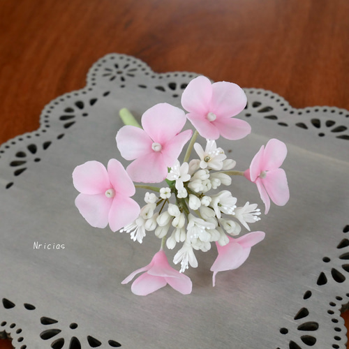 紫陽花(ピンク) little.t様♡専用 クレイフラワー