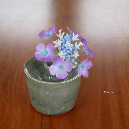 クレイフラワー 紫陽花(ピンク) little.t様♡専用 a55b8cb0fc253ab629a7d462a54726