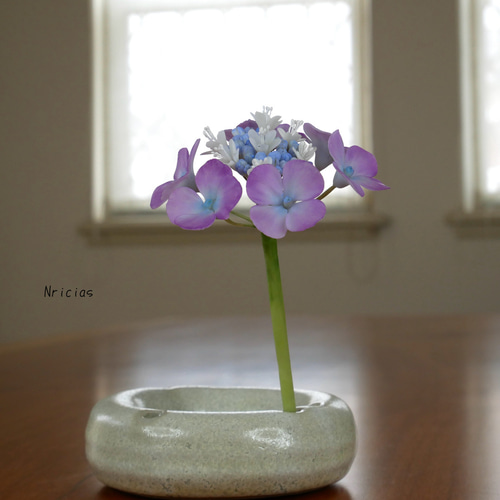 専用　紫陽花アレンジ　クレイフラワー 専用 紫陽花アレンジ クレイフラワー