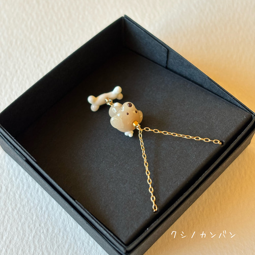 動物ペンダント【トイプードル ベージュ】その2 ネックレス