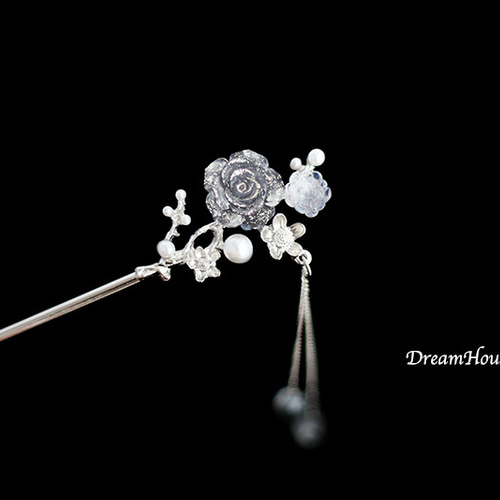 夜薔薇のかんざし＊簪＊着物和装 かんざし dreamhouse 通販