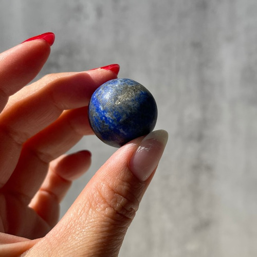 アフガニスタン産【育てる 生ラピス】ミニスフィア｜ラピスラズリ 鉱物