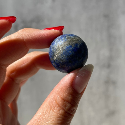アフガニスタン産【育てる 生ラピス】ミニスフィア｜ラピスラズリ 鉱物