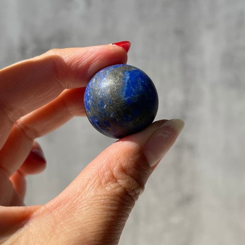 アフガニスタン産【育てる 生ラピス】ミニスフィア｜ラピスラズリ 鉱物