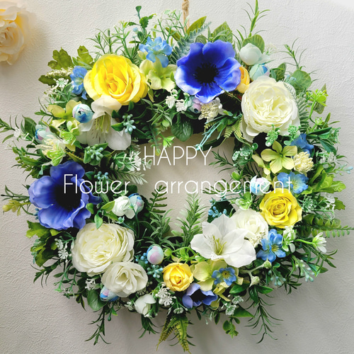 ナチュラルプレートリース 狭し 