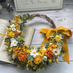 森の中のクリスマスハーフリース リース Atelier sol daisy 通販