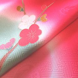 朱がかった薄茶色 正絹色無地 錦紗ちりめん 丹後ちりめん 八掛生地 No