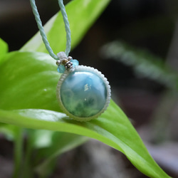 圓圓點★Larimar 流蘇項鍊 1530 第2張的照片