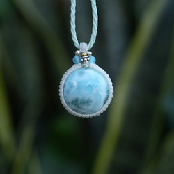 圓圓點★Larimar 流蘇項鍊 1530 第8張的照片