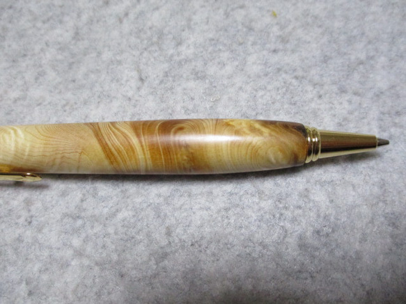 高野槙　油木　縮み杢　椿油仕上げ　シャープペンシル(0.5ミリ用)　希少材　 7枚目の画像