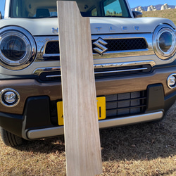 スズキ 新型ハスラー用ラゲッジボード 木製 リクライニング対応 キャンプ 塗装なし 車中泊 6枚目の画像
