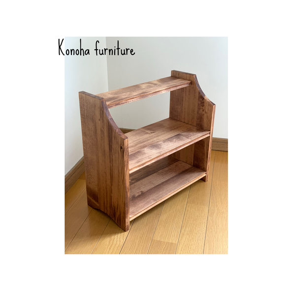 無垢材】L型カフェシェルフ クラシック アンティーク キッチンラック