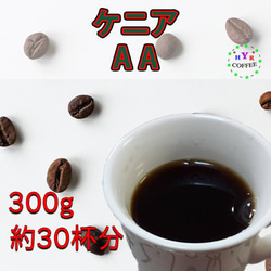 【送料無料】自家焙煎 ケニアAA 300g | yhr-coffee | 母の日・父の日・敬老の日のプレゼント 1枚目の画像