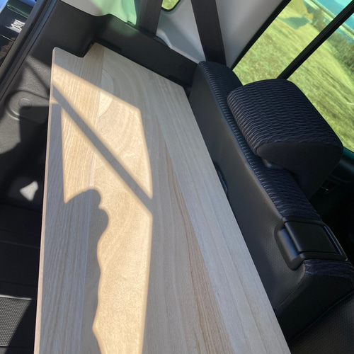 ハスラー　ラゲッチボード　車中泊　お値下げ　木製　キャンプ　スズキ スズキ 新型ハスラー用ラゲッジボードリクライニング対応 本体