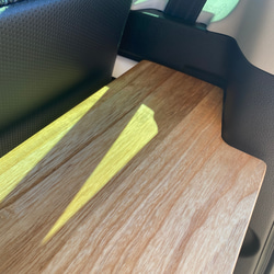 スズキ 新型ハスラー用ラゲッジボード 木製 塗装済み リクライニング対応 車中泊 4枚目の画像