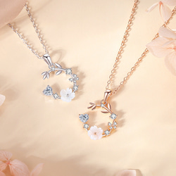 花モチーフ シルバーネックレス 楽天市場】ネックレス （シルバー製 925銀 蓮の花 ） : komuon