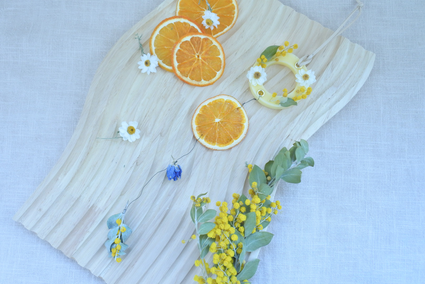 mikan✲様 ご確認ページ ◌サシェガーランド◌ミモザとオレンジの  