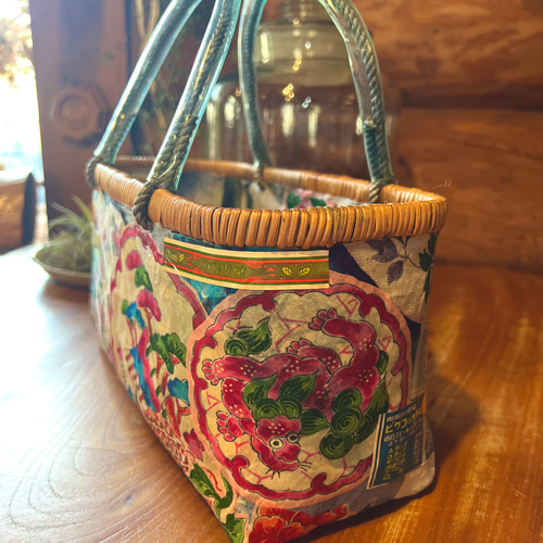 一閑張りシノワズリ かごバッグ 素陶美 通販｜Creema(クリーマ  