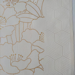 【正絹　洗い済】白地に華麗な洋花を描いた振袖はぎれC　約36×103ｃｍ　古布　和布 8枚目の画像