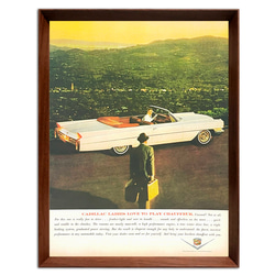 キャデラック 1960年代 アメリカ ヴィンテージ 雑誌 広告 額付 ポスター 3枚目の画像