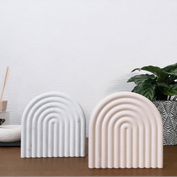 セメントオブジェ レインボーアーチ インテリア雑貨 置物 北欧 韓国