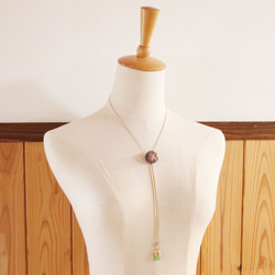 櫻花環領帶項鍊套索風格（現代色x淺綠色） 第6張的照片