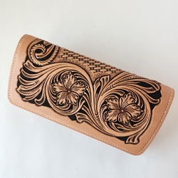 カービングロングウォレット【3】 長財布 Ken Leathercraft 通販