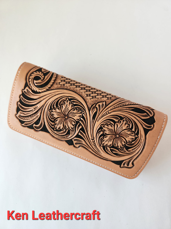 カービングロングウォレット【3】 