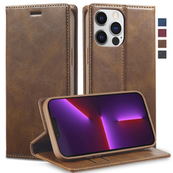 スマホケース カード収納 パスケース 革製 革 便利 手帳型 プレゼント メンズ 携帯バッグ 全機種対応 便利 2枚目の画像