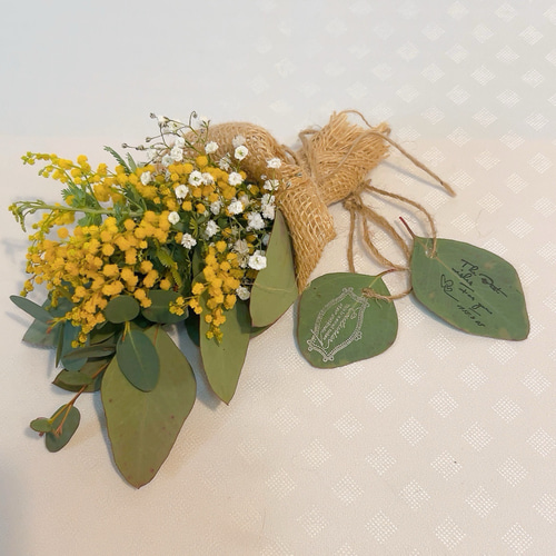 ミモザスワッグ ふわふわ仕上げ スワッグ Satsuki 通販 17439287