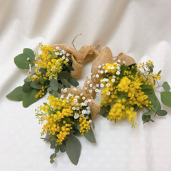 受注販売］ユーカリ・ナンキンハゼのナチュラルスワッグ ④ ドライ