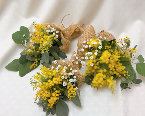 ミモザスワッグ ふわふわ仕上げ スワッグ Satsuki 通販 17439287