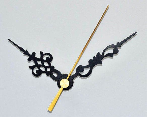 希少銘木 黒柿　木製時計28（掛け時計） 10枚目の画像