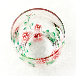 冷酒グラス/ 薔薇《赤》 2枚目の画像