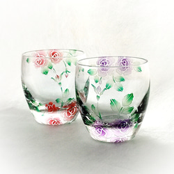 冷酒グラス/ 薔薇《紫》 3枚目の画像