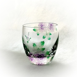冷酒グラス/ 薔薇《紫》 6枚目の画像