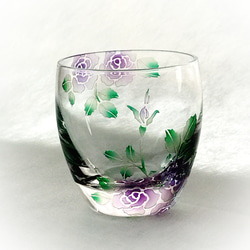 冷酒グラス/ 薔薇《紫》 4枚目の画像
