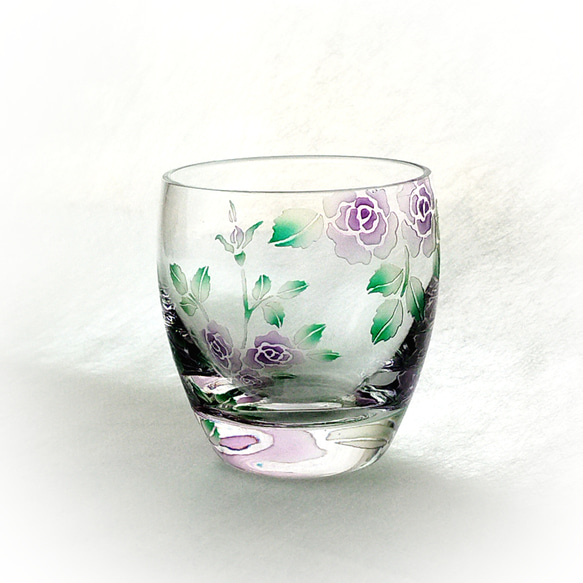 冷酒グラス/ 薔薇《紫》 5枚目の画像