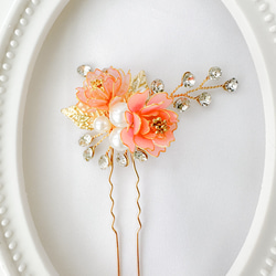 ホクシャ簪とネックレス 冬の始まり・ホワイト】かんざし・ヘアアクセサリー - ショップ jgn