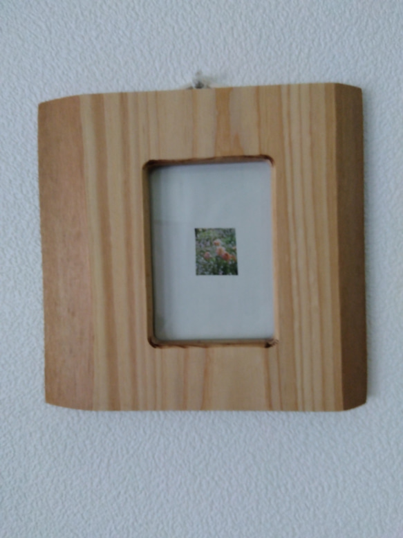 ＊檜の一枚板で作ったフォトフレーム、額 4枚目の画像