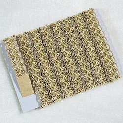 【再販】帯締め シャンパンゴールド×ベージュ/着物 浴衣 袴 2枚目の画像