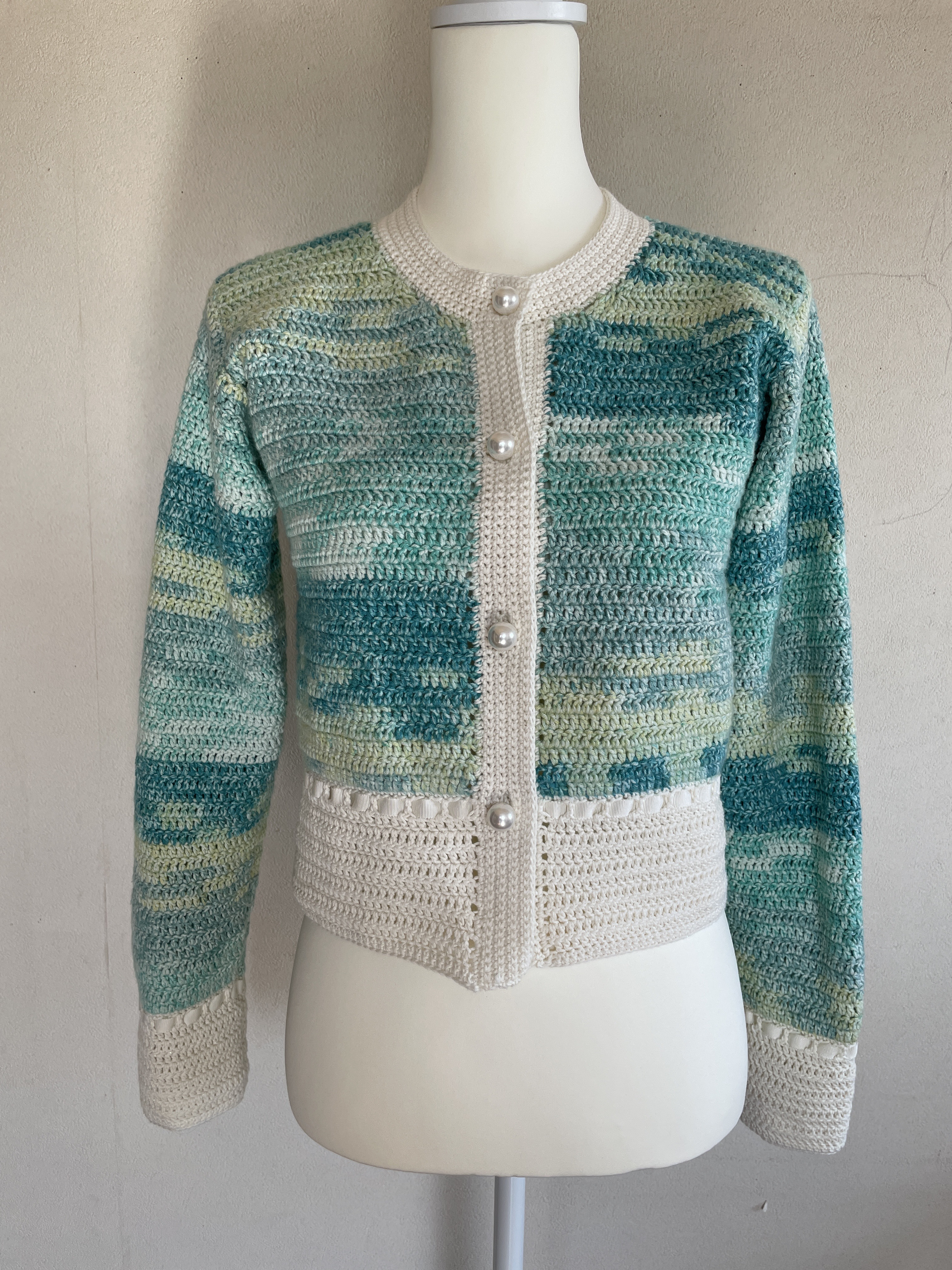 ニット鉤針カーディガン 20,350円