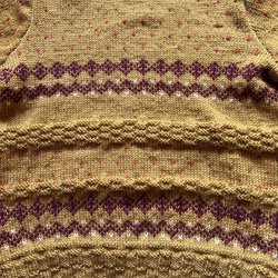 大人可愛い編み込みセーター 3枚目の画像