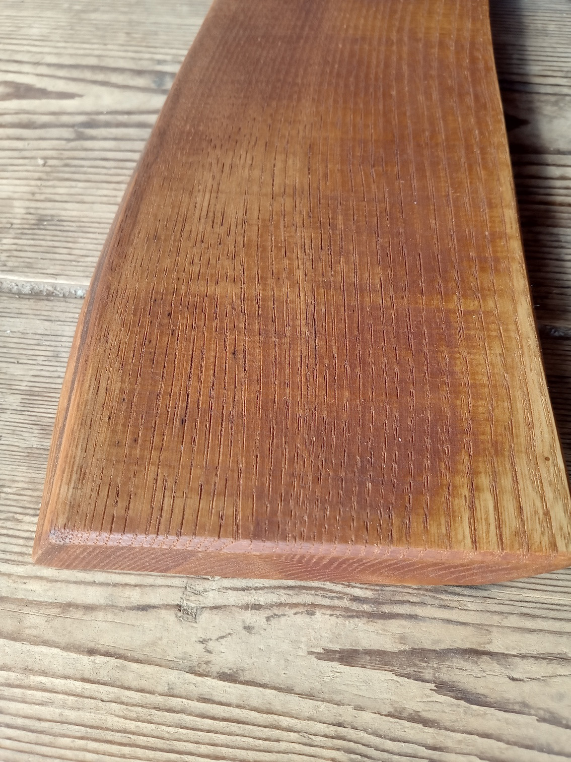 【木製看板製作】 栗 12cm×42cm 厚み2.3cm / 一枚板看板