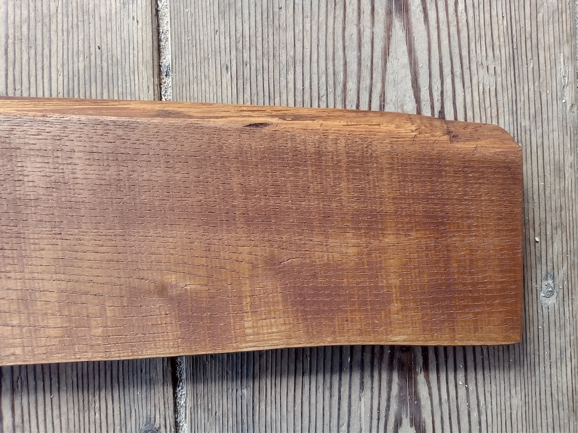 【木製看板製作】 栗 12cm×42cm 厚み2.3cm / 一枚板看板