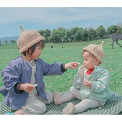 【完成品販売】エコアンダリアの小人帽子 7枚目の画像