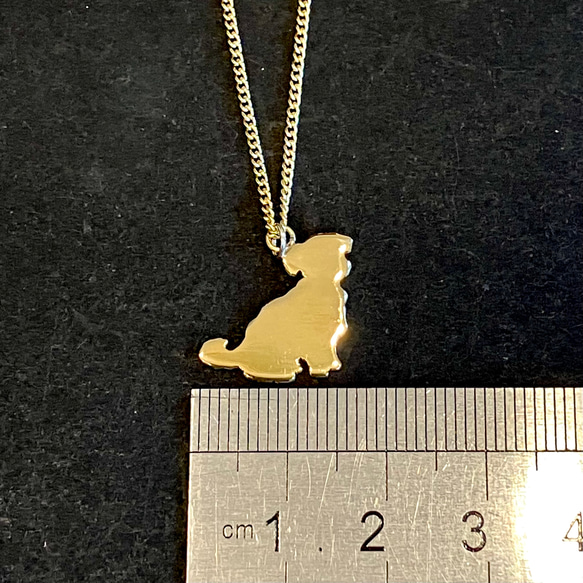 【真鍮】MIX犬チワックスのネックレス 4枚目の画像